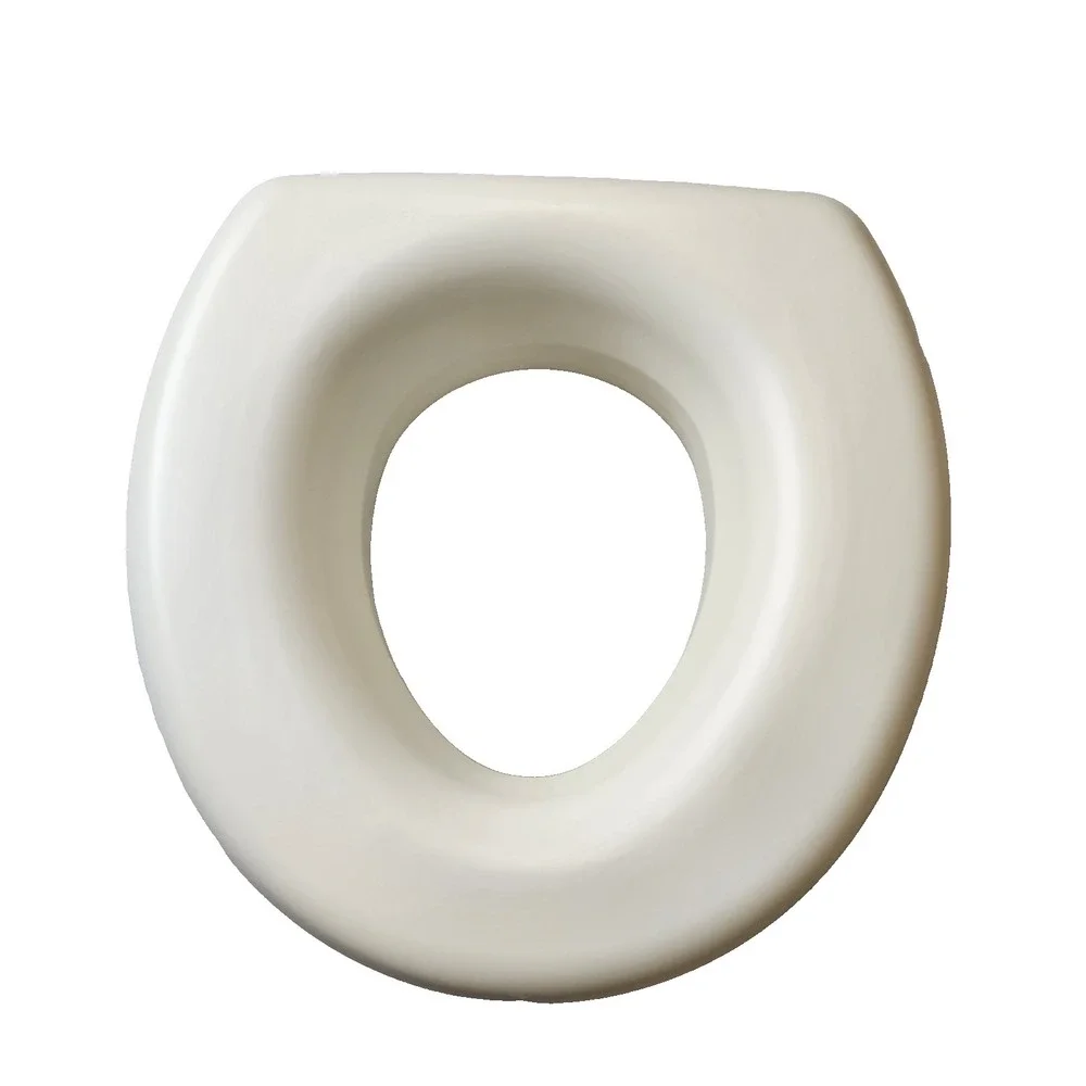 Carex White Plastic Raised Toilet‎ Seat 5-1/2